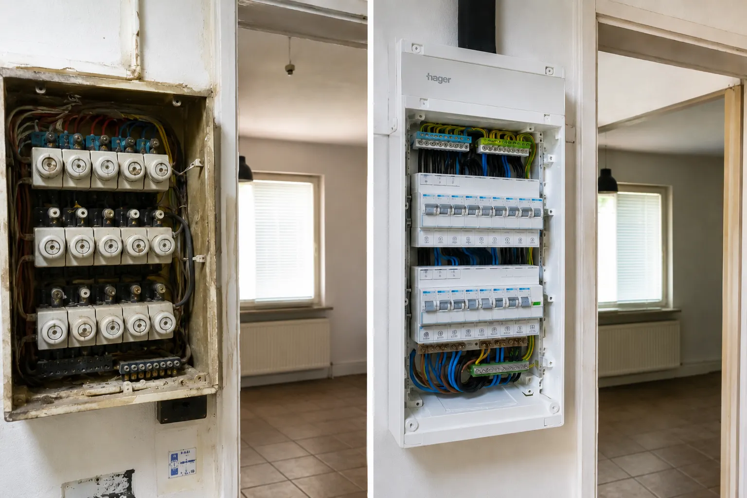 Mise aux normes du tableau électrique, Volteo