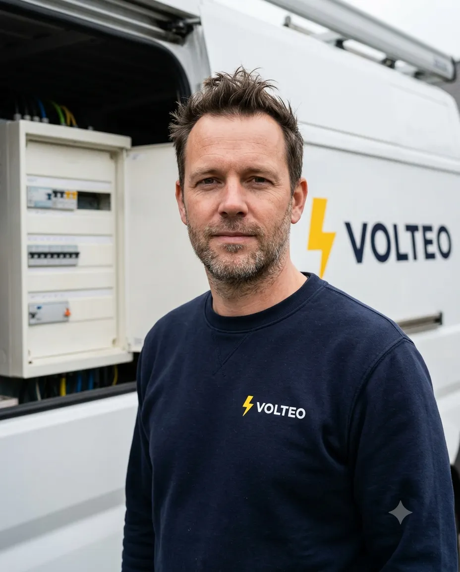 Thomas Lejeune, électricien à Wavre